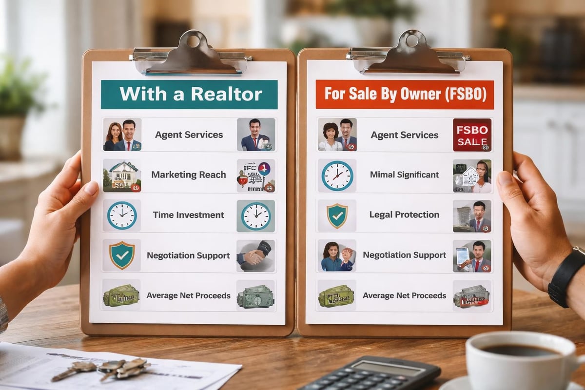 Comparison of real estate selling methods
