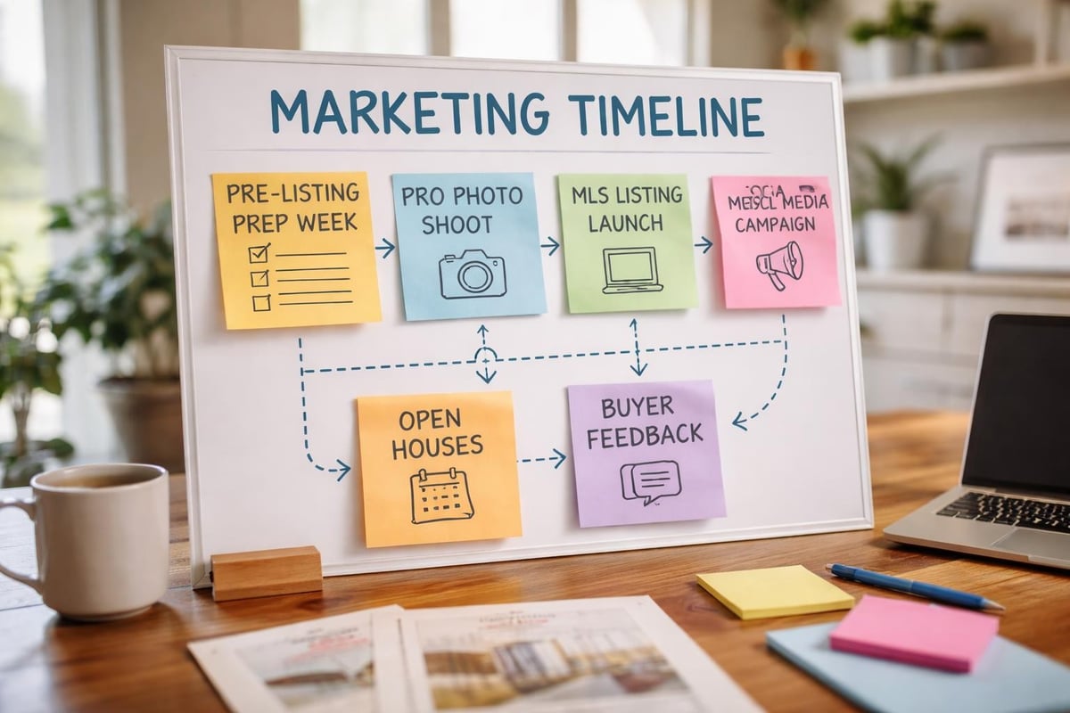 Home marketing timeline