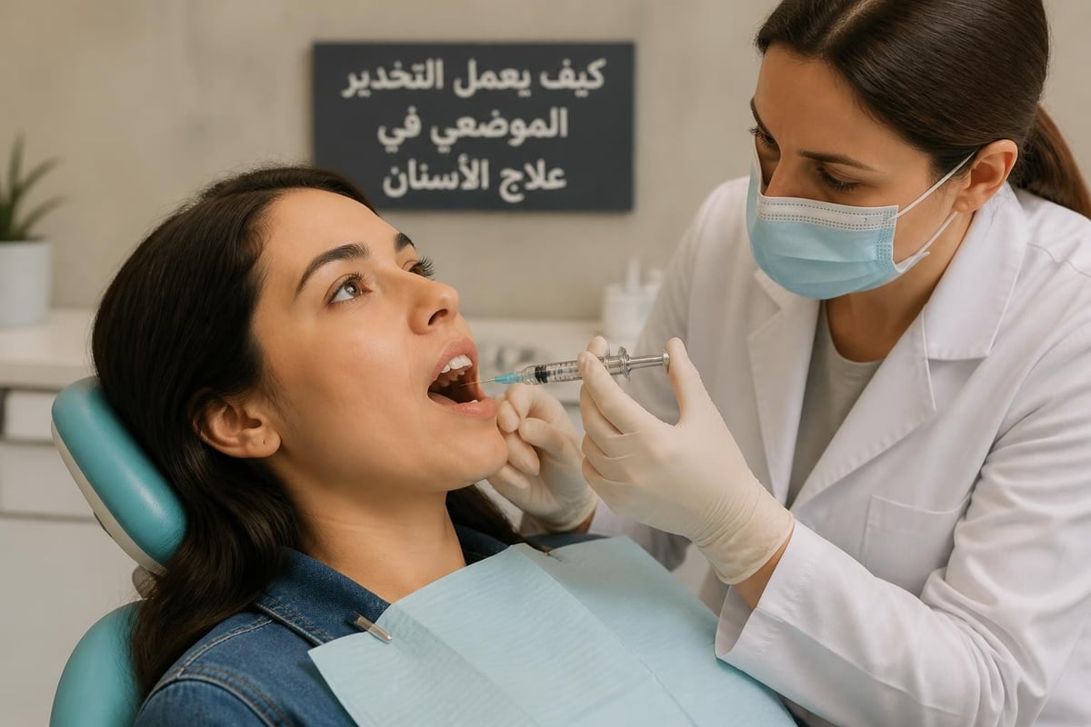 آلية عمل التخدير السني