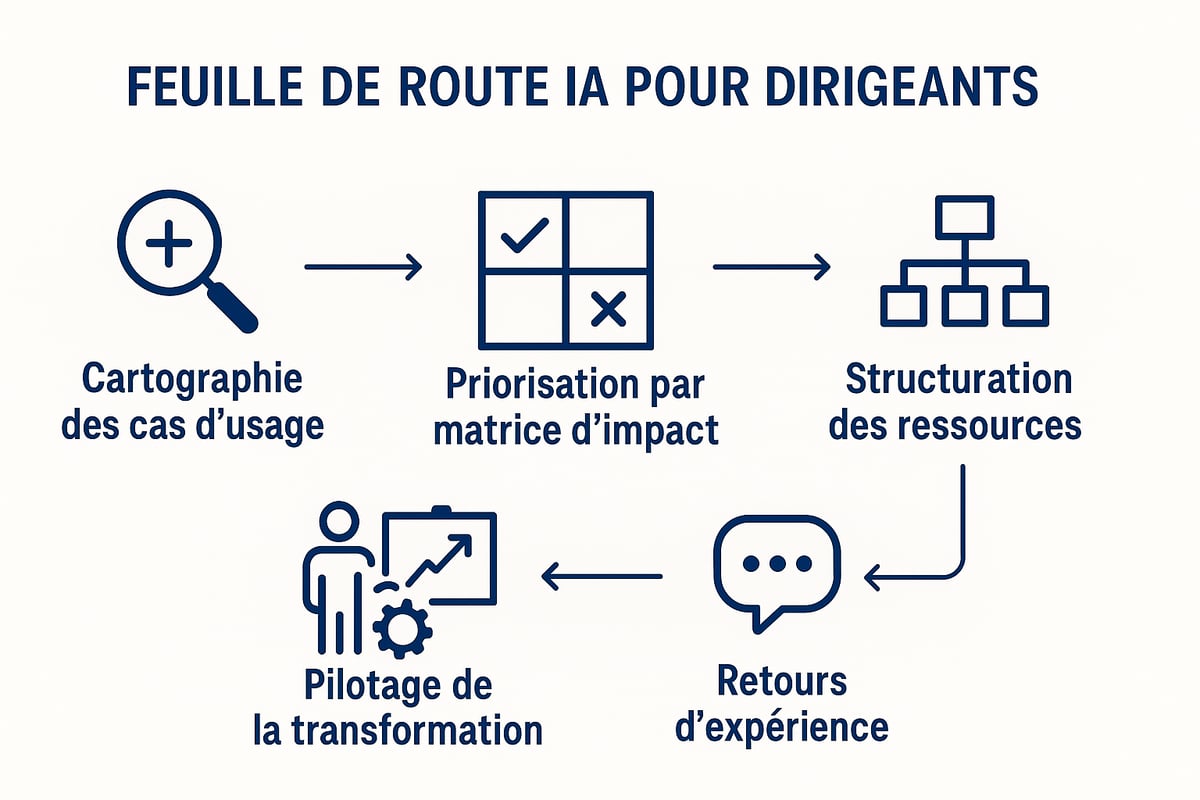 Construire sa feuille de route IA : étapes clés et méthodologie