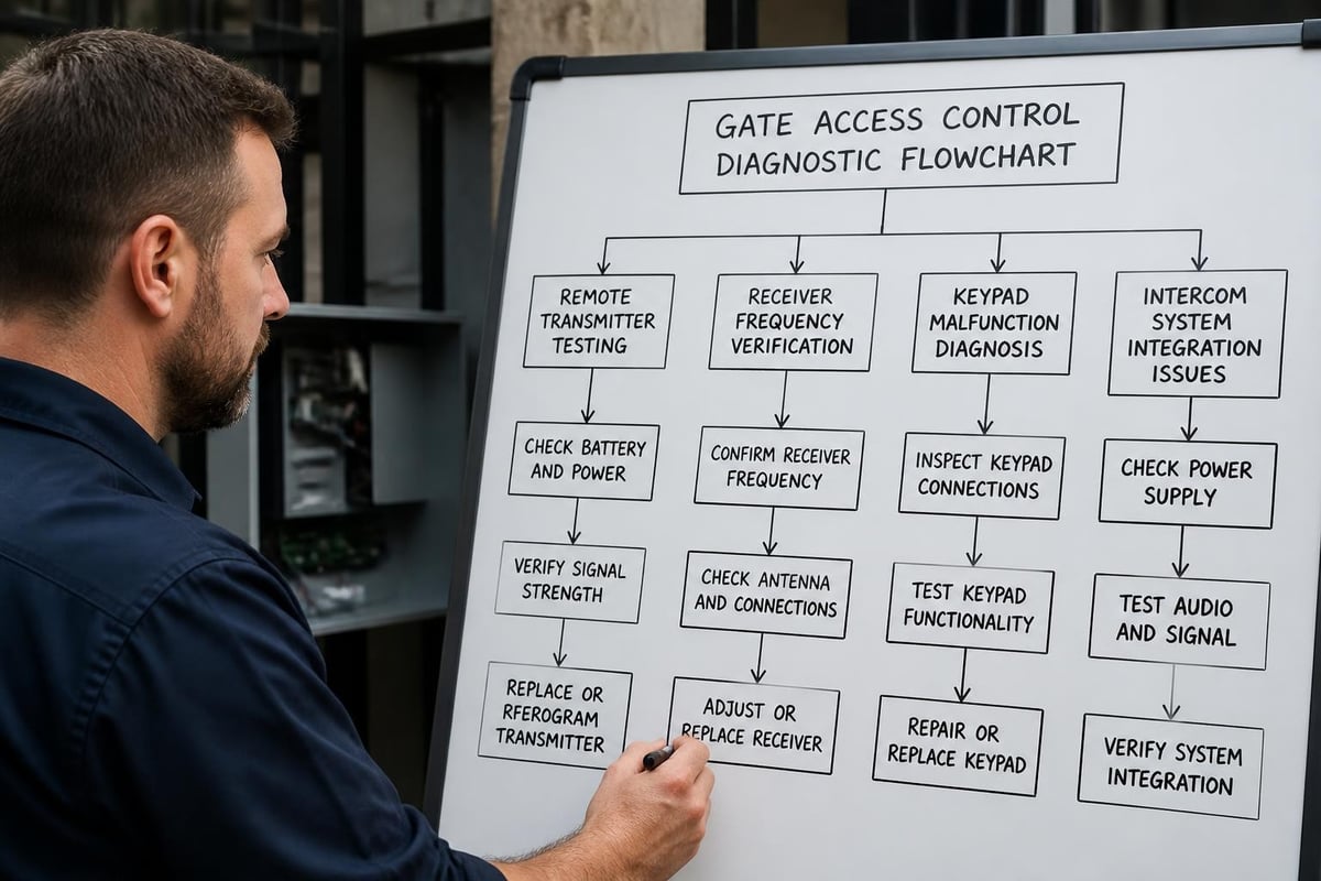 Access control system troubleshooting