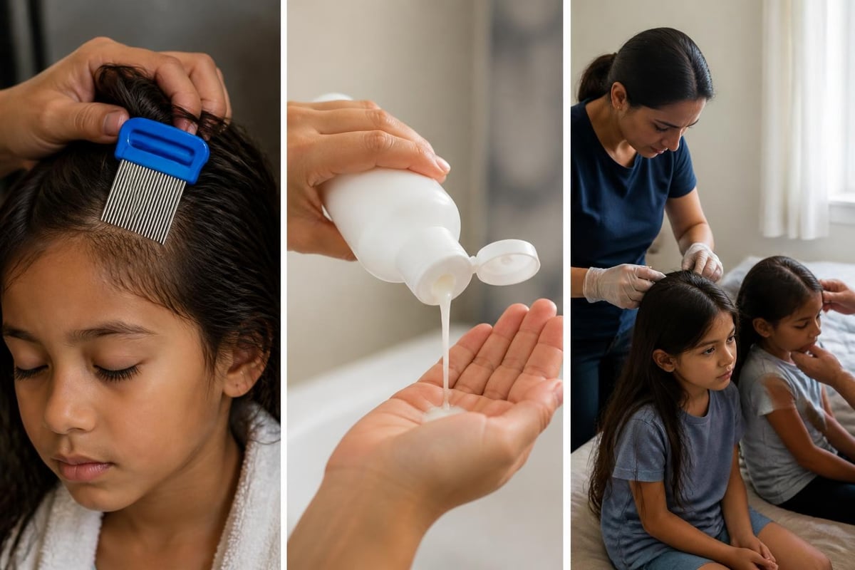 Decision tree for lice treatment