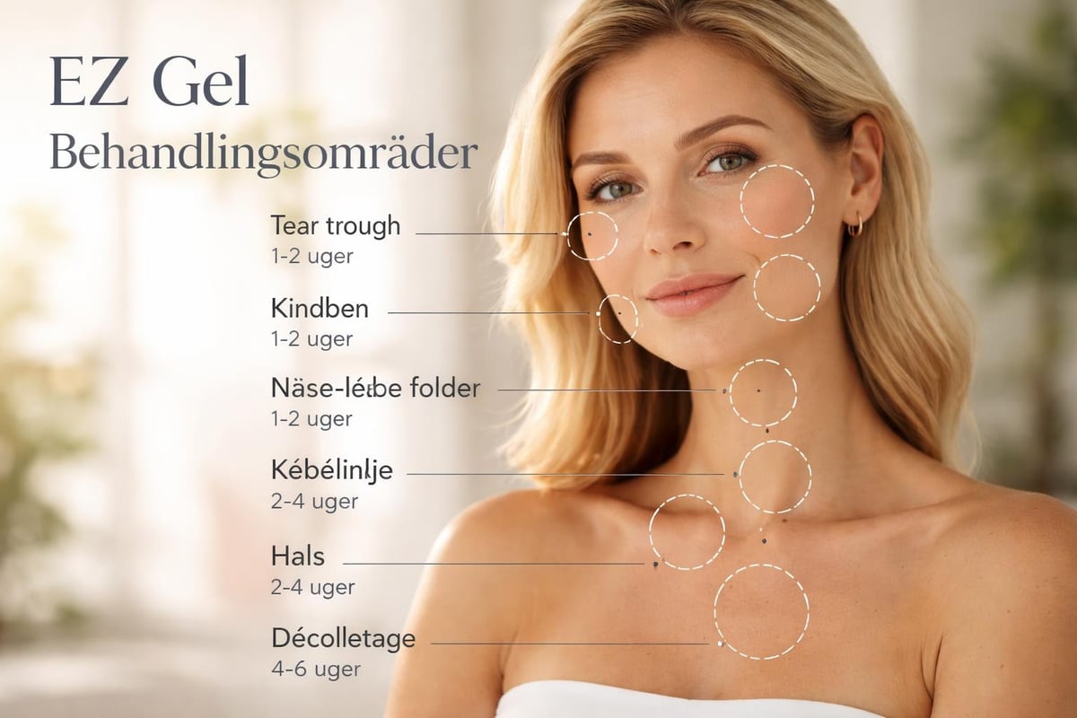 EZ Gel treatment zones