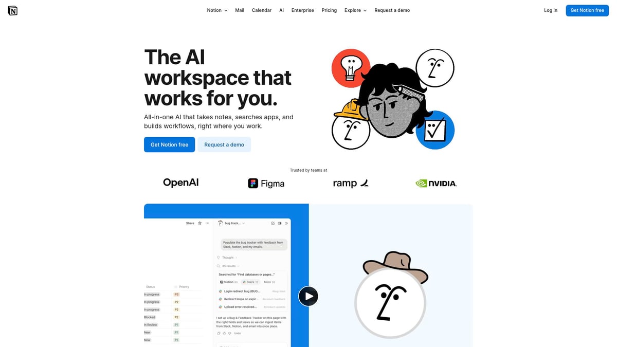 Top 8 Best AI Tools for Business in 2026 - Notion AI
