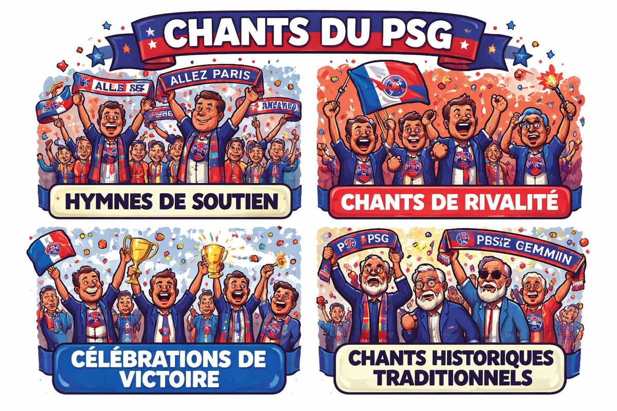 Typologie des chants PSG