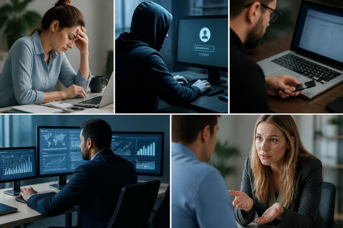 Insider threat scenarios