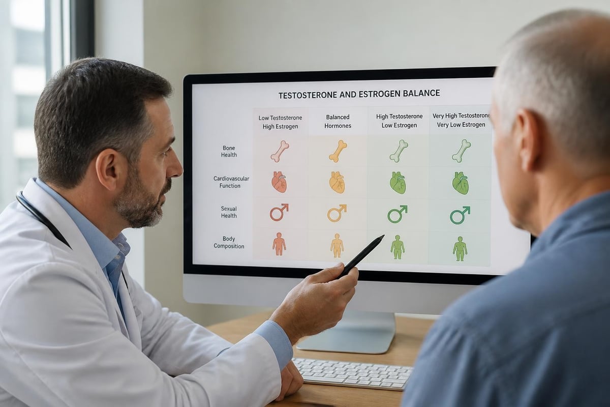 Testosterone estrogen balance effects