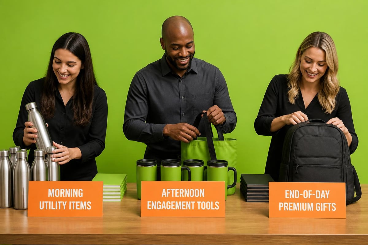 Trade Show Promotional Products That Drive Results 4 Trade show day progression