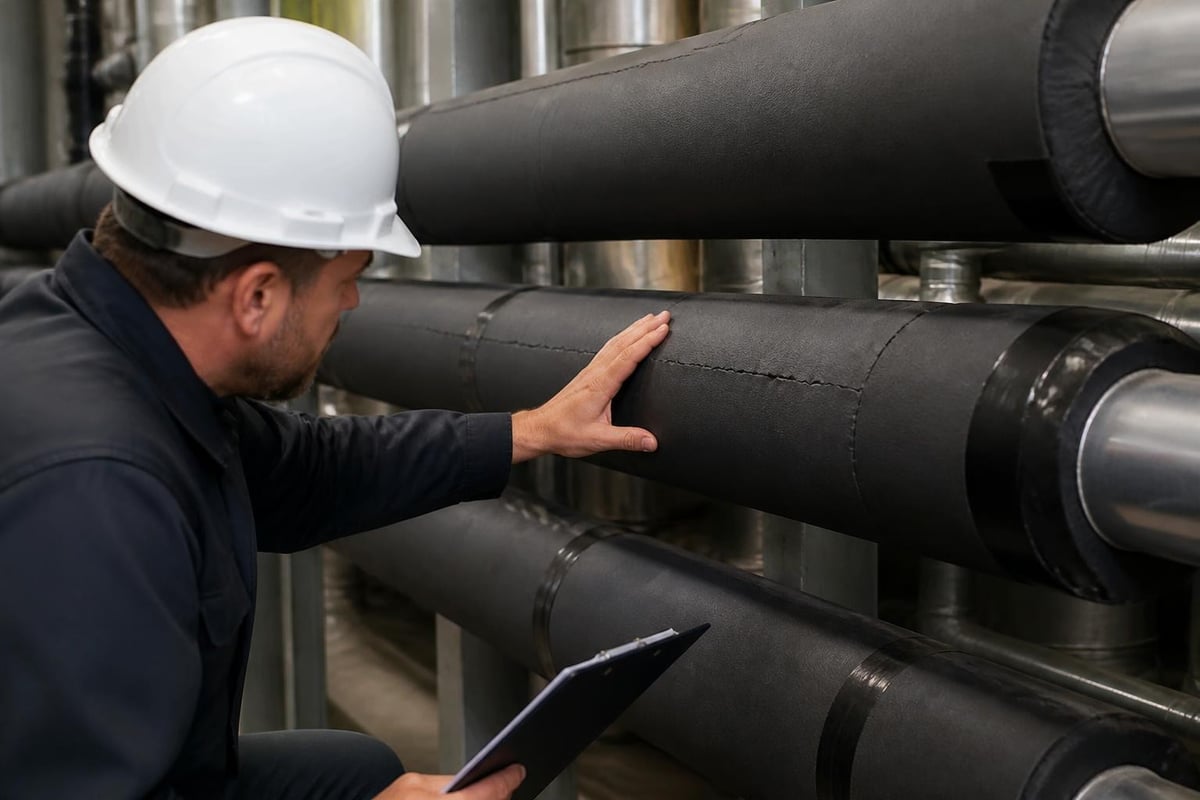 Pipe lagging tape maintenance checklist