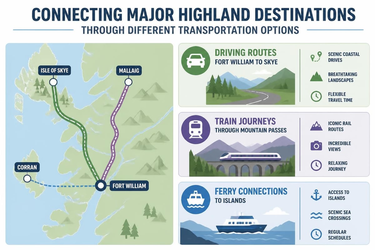 Highland travel routes