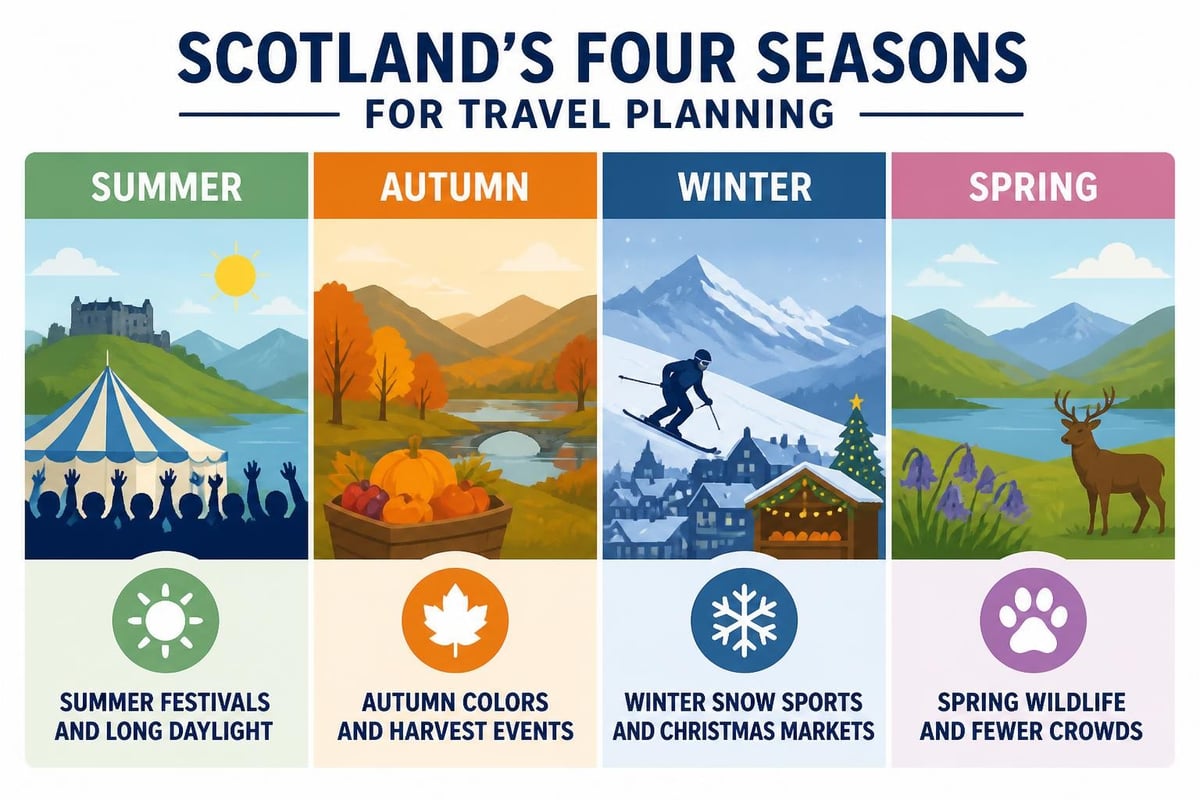 Seasonal Scotland travel