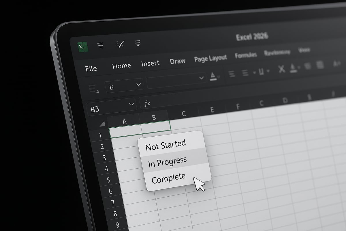 Step-by-Step Guide: How to Make a Basic Drop Down in Excel