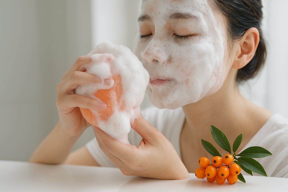 ウミクロウメモドキ洗顔石鹸の正しい使い方と効果的な洗顔ステップ