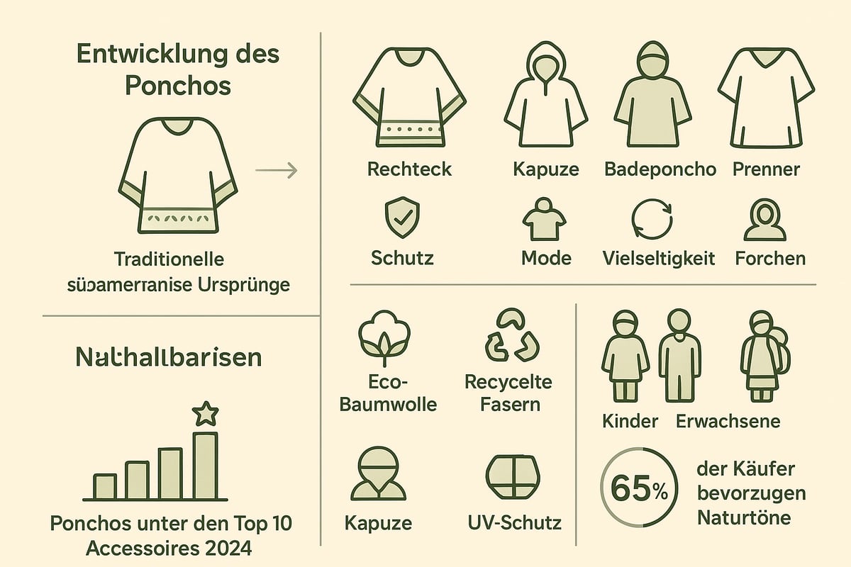 Poncho Basics: Geschichte, Formen und Funktionen