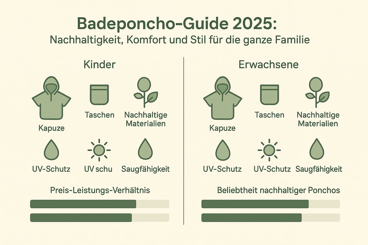Badeponcho-Guide: Auswahl, Größen und Kaufberatung