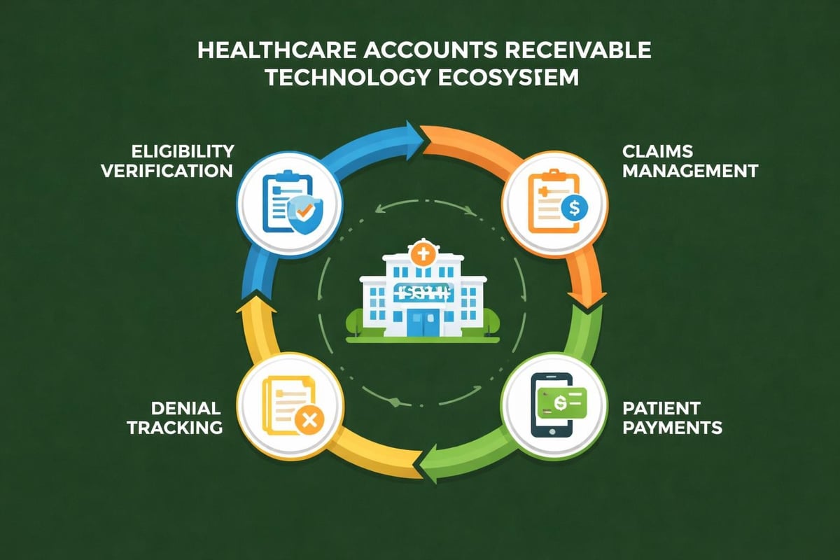 Technology workflow in healthcare receivables