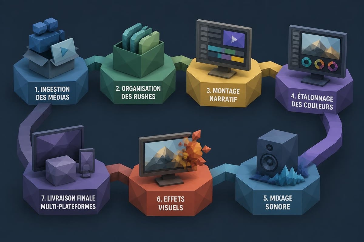 Workflow de post-production audiovisuelle