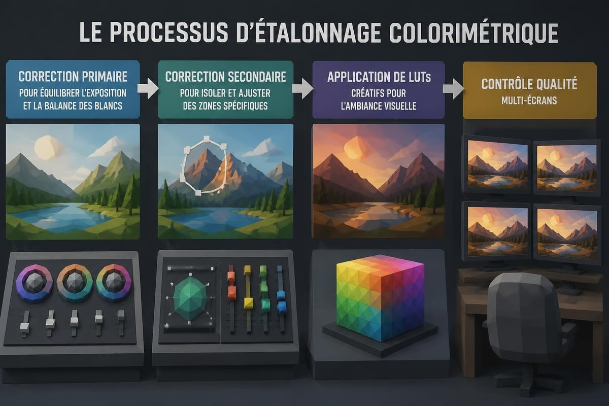Étapes du processus d'étalonnage
