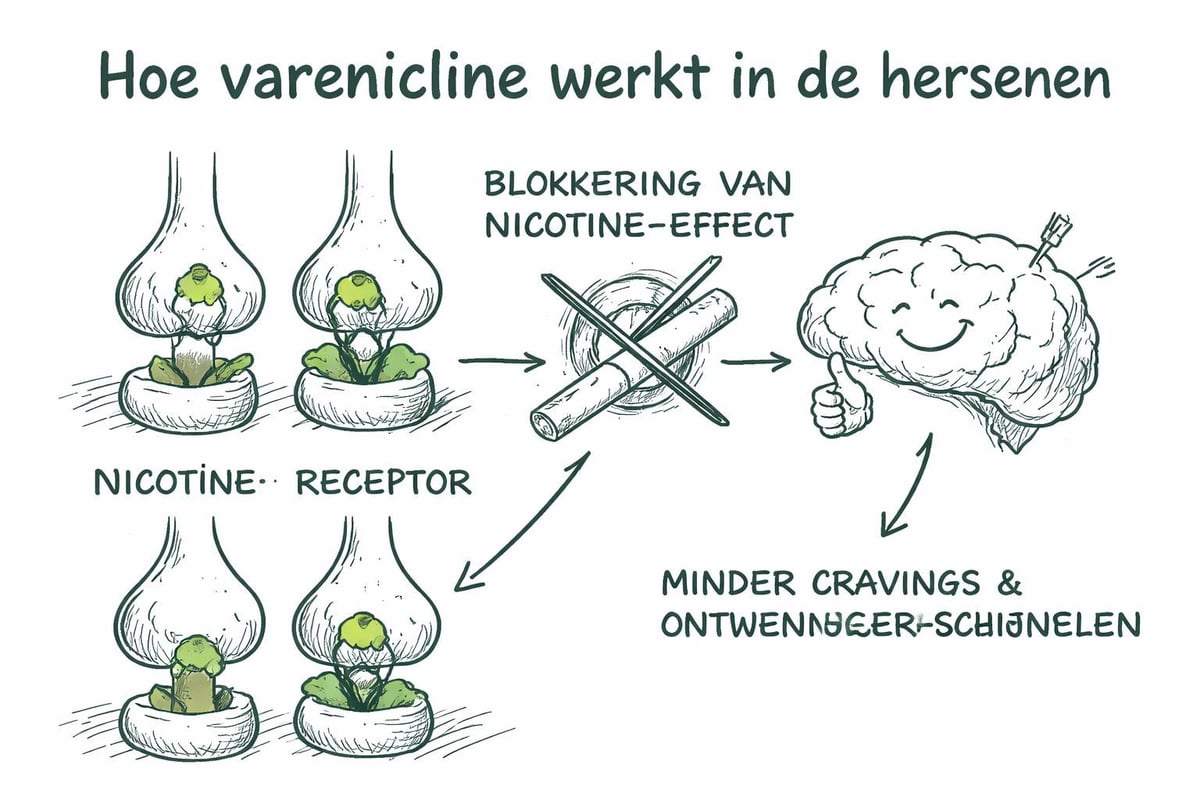 Varenicline werking hersenen