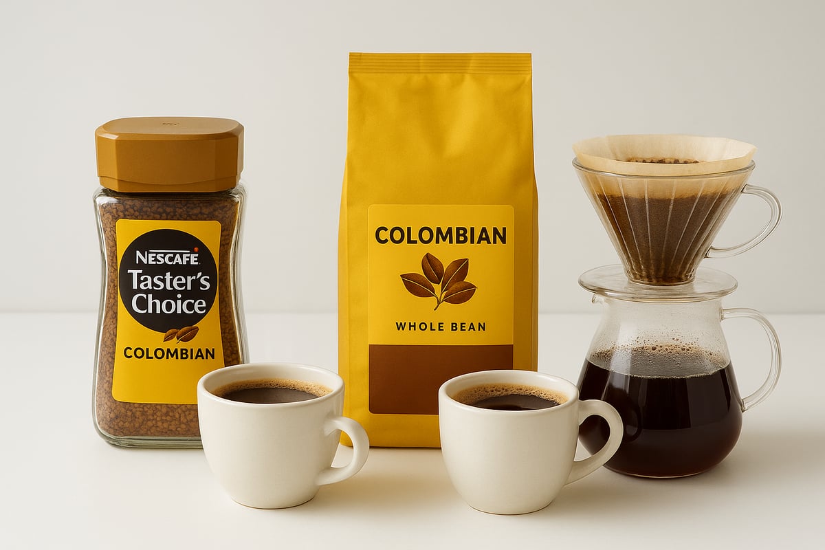 Comparing Nescafe Taster’s Choice Colombian to Other Colombian Coffee Options