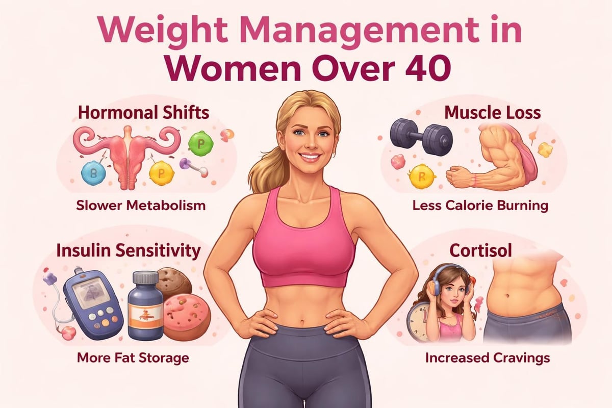 Metabolic changes after 40