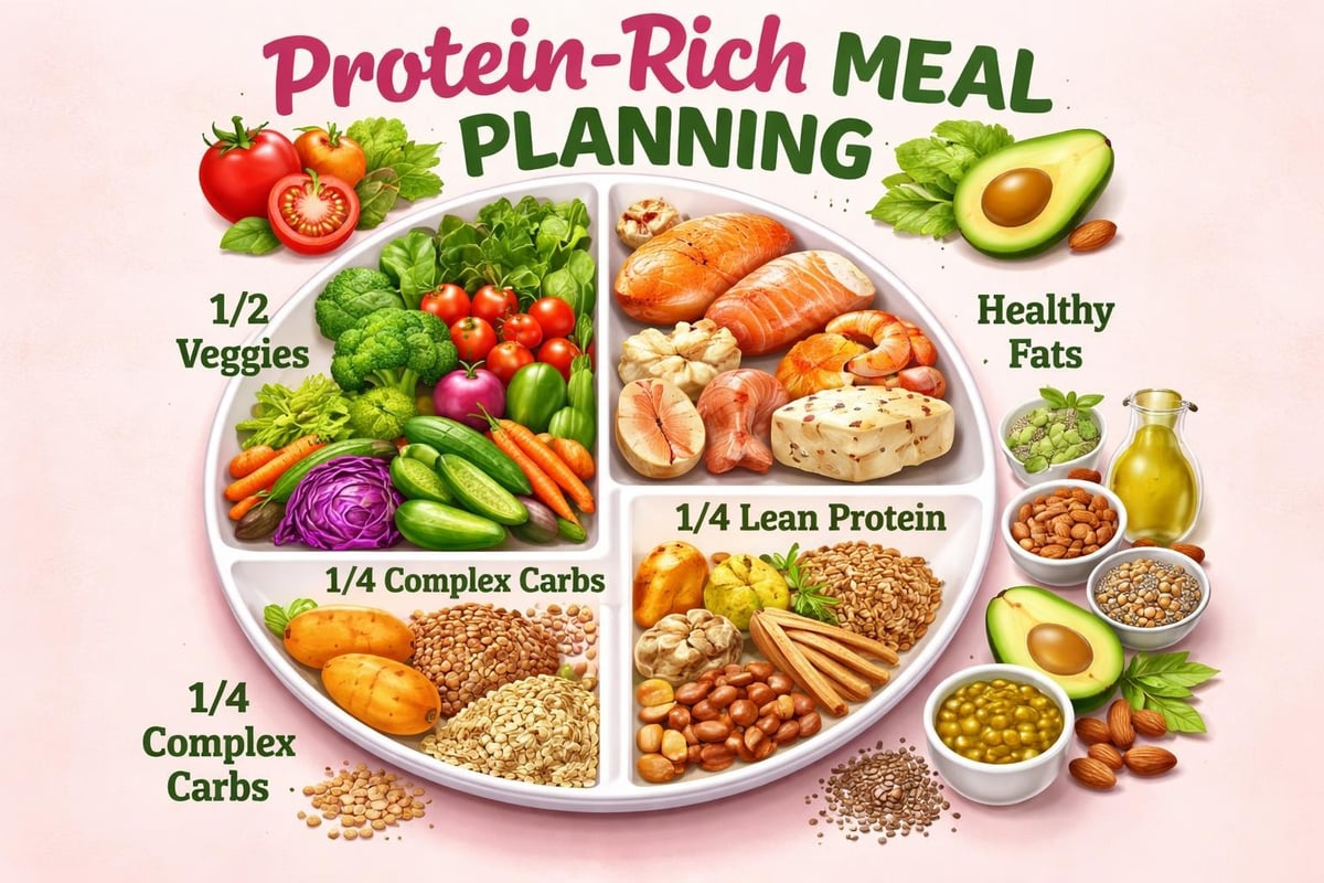 Balanced nutrition plate