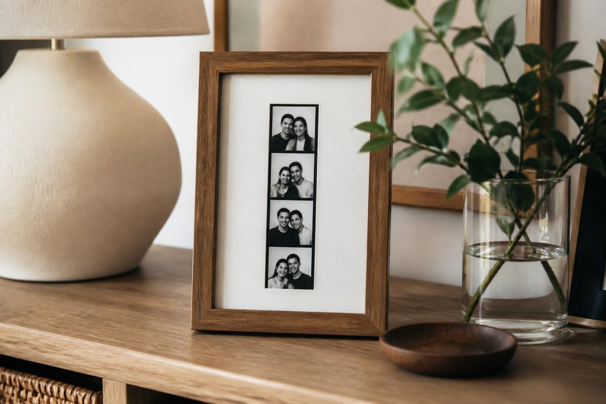 Tangible photo booth prints creating emotional connections