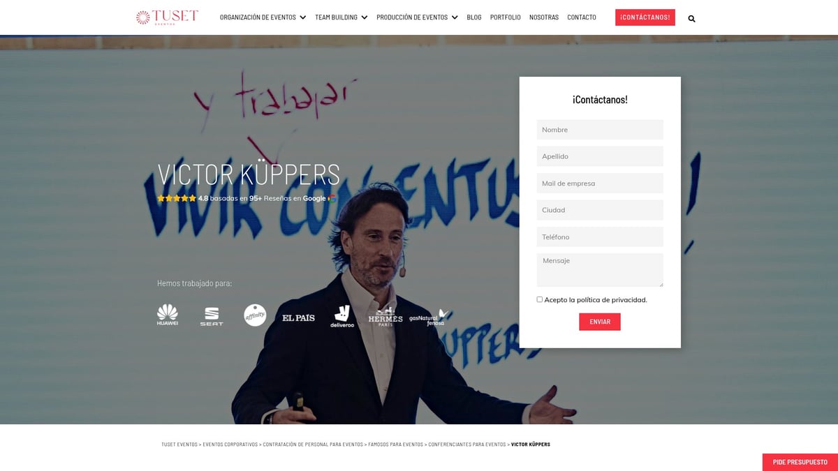 7 Conferencias Para Empresas Que Transformarán Tu Equipo 2026 - Liderazgo Inspirador – Victor Küppers: Actitud y Potencial Humano