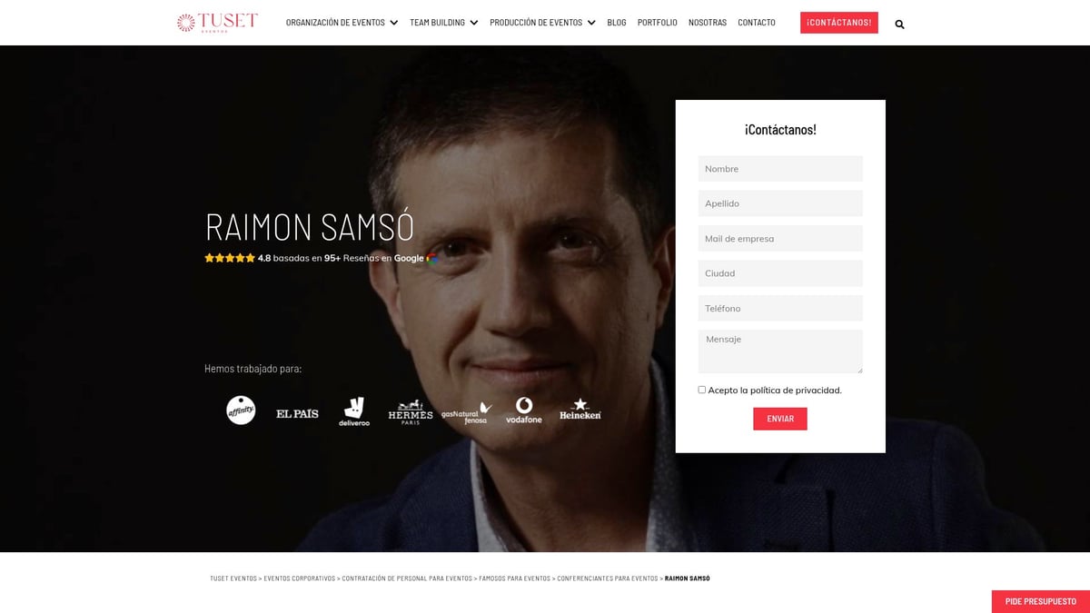 7 Conferencias Para Empresas Que Transformarán Tu Equipo 2026 - Creatividad Sin Límites – Raimon Samsó: Innovación Personal y Profesional