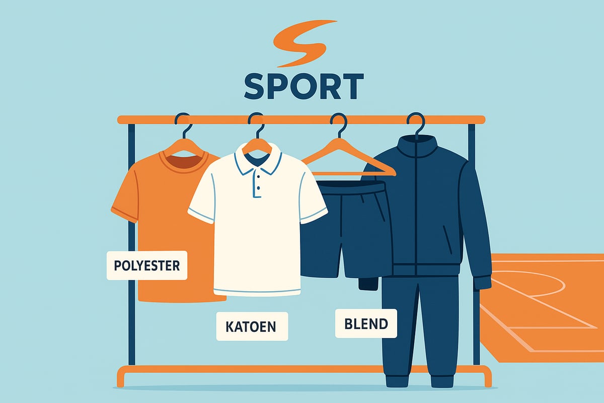 Belangrijkste Materialen en Keuzes voor Bedrukte Sportkleding