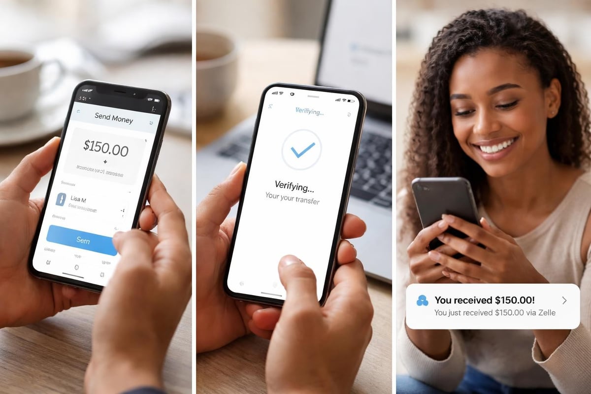 Zelle payment process steps
