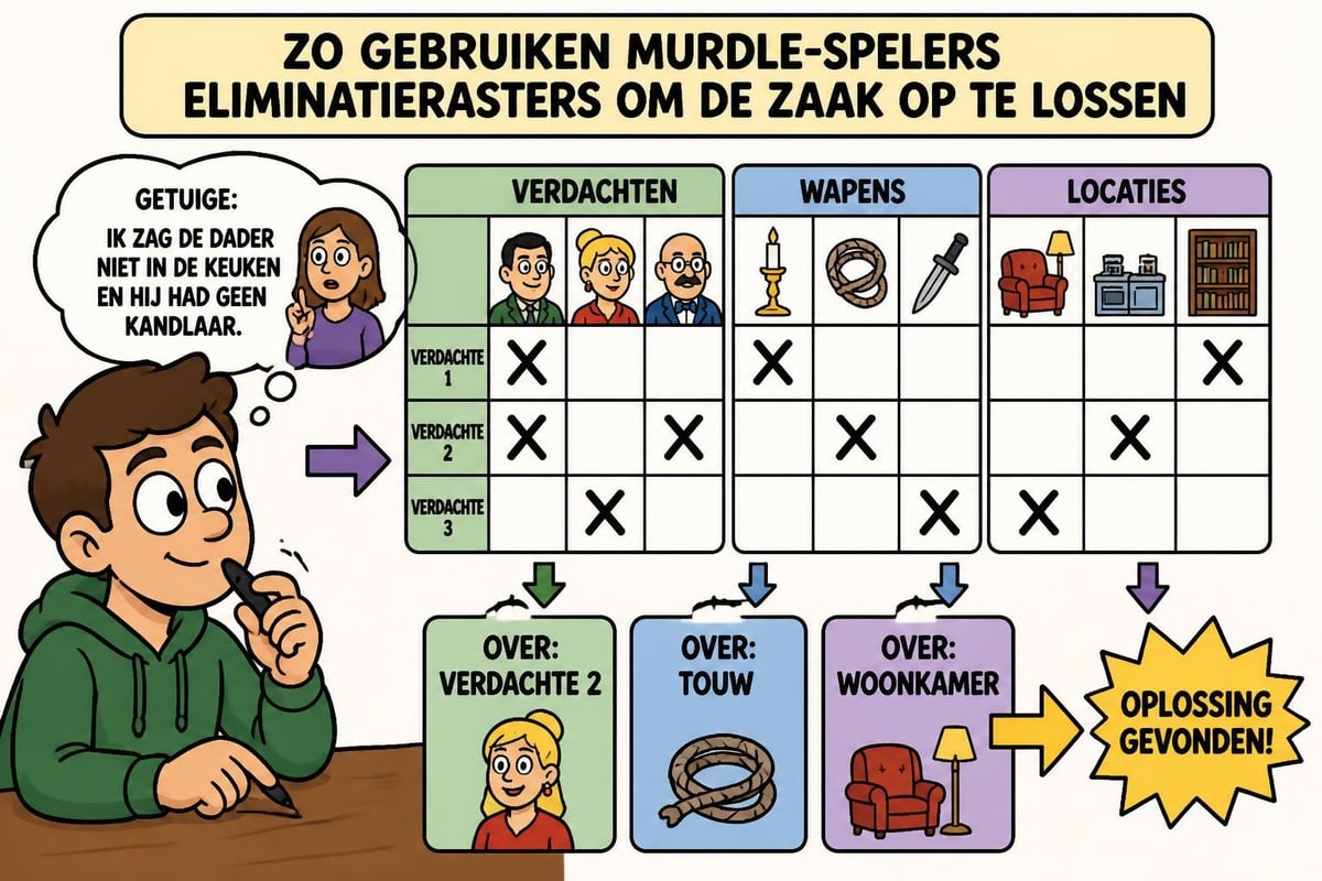 Murdle deductie grid
