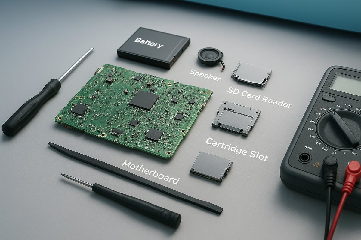 Advanced Repairs: Motherboard, Audio, and SD/Cartridge Reader Fixes