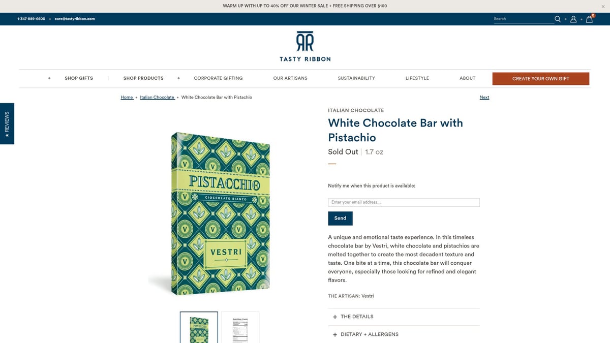 7 Irresistible Italian Chocolate Treats to Try in 2026 - White Chocolate Bar with Pistachio – Tasty Ribbon