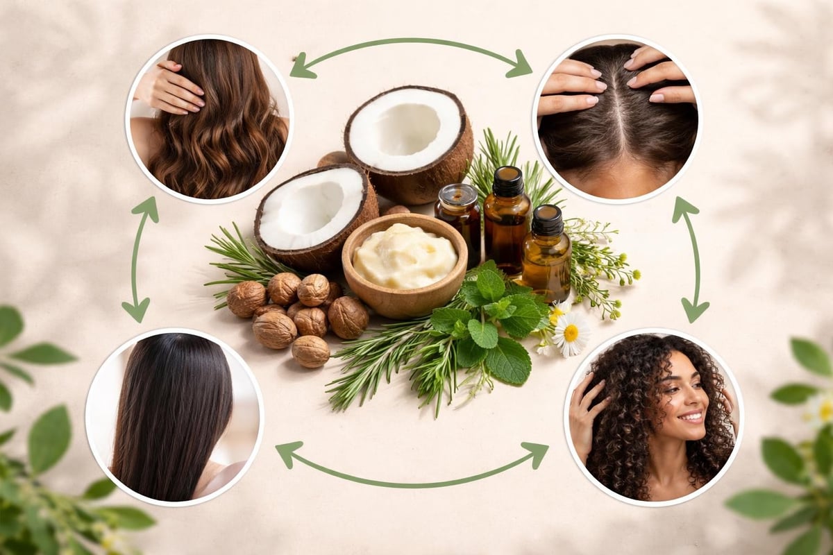 Naturlige ingredienser i shampoo