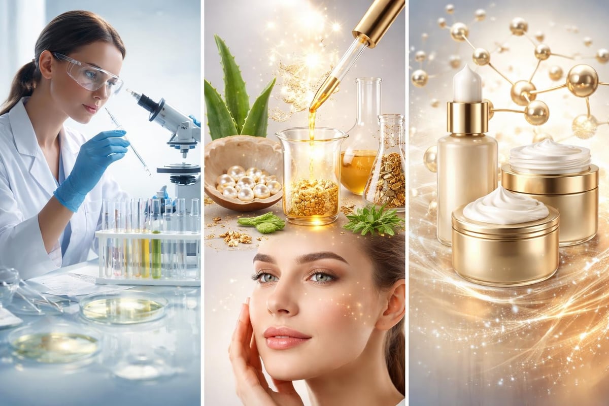 Science and luxury beauty convergence