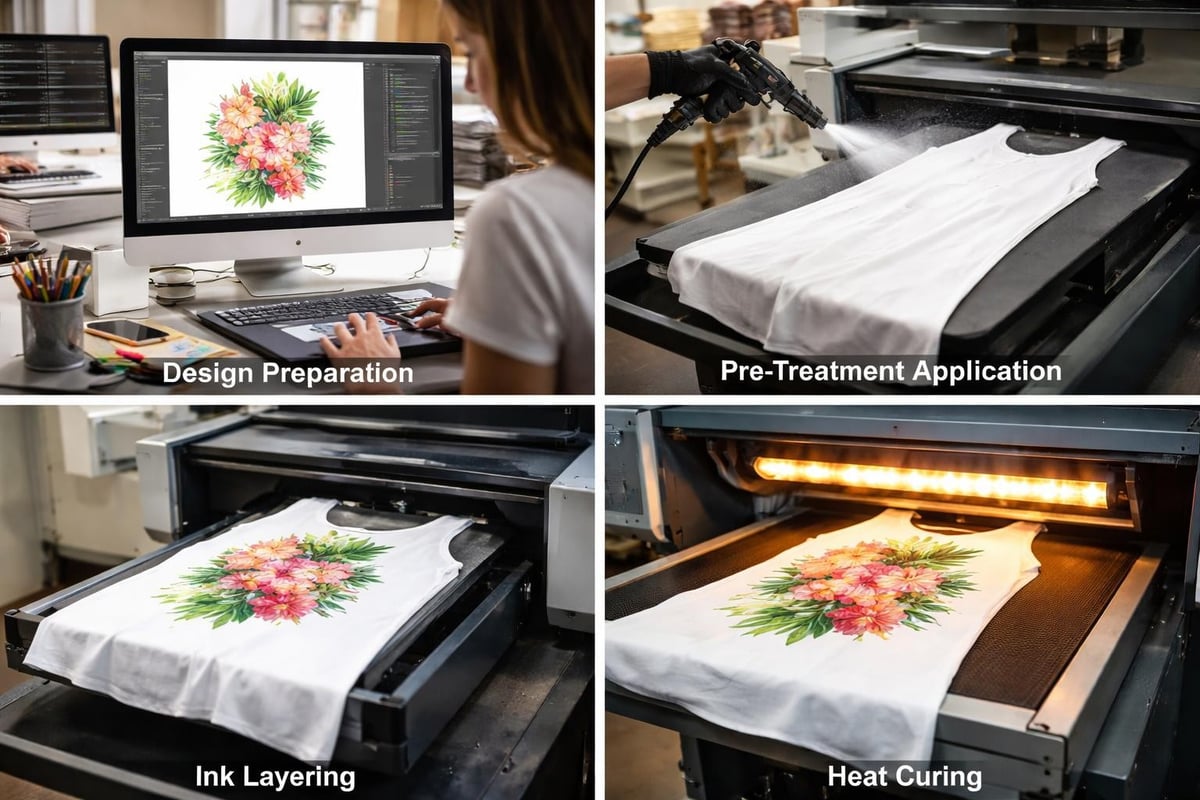 DTG printing process