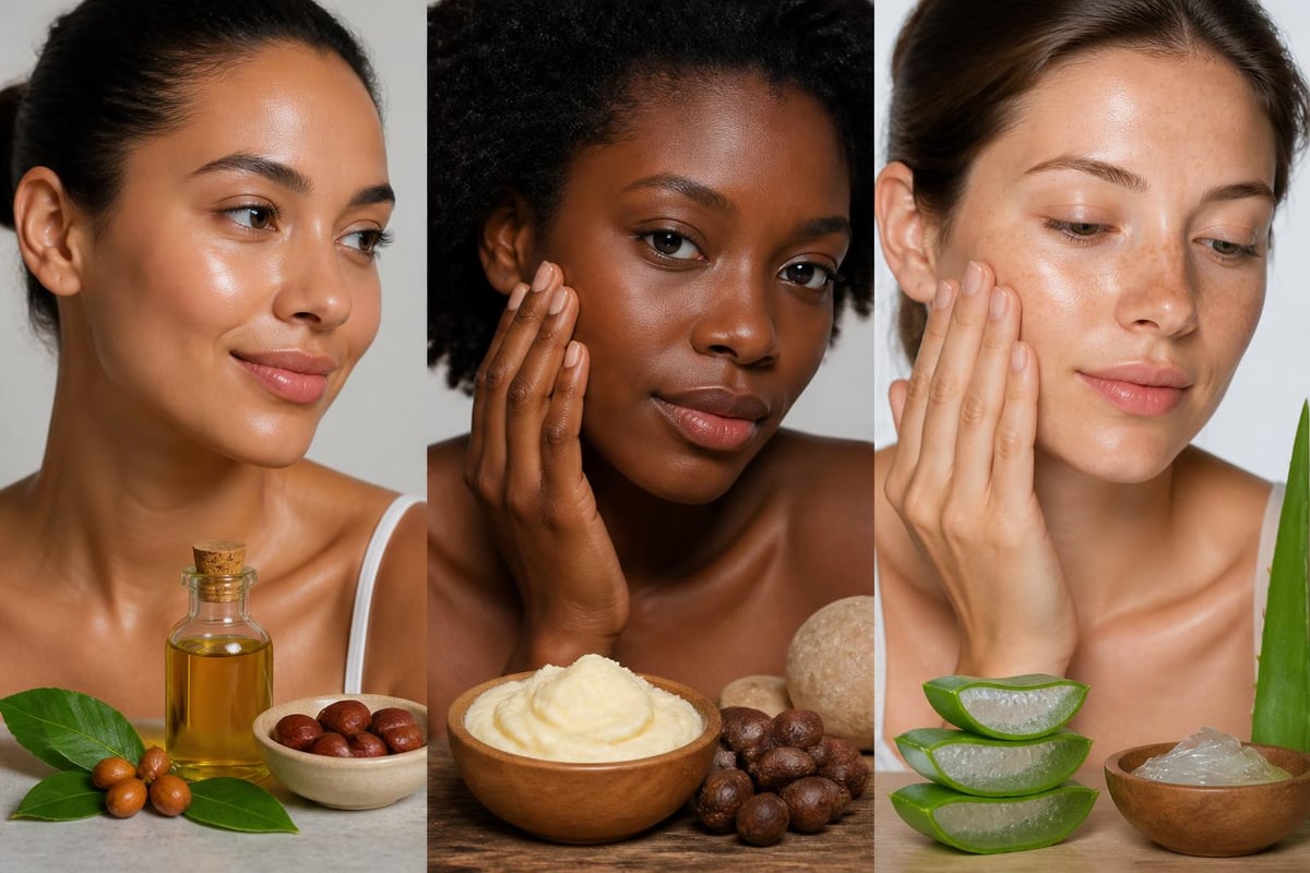 Vegan skincare ingredients