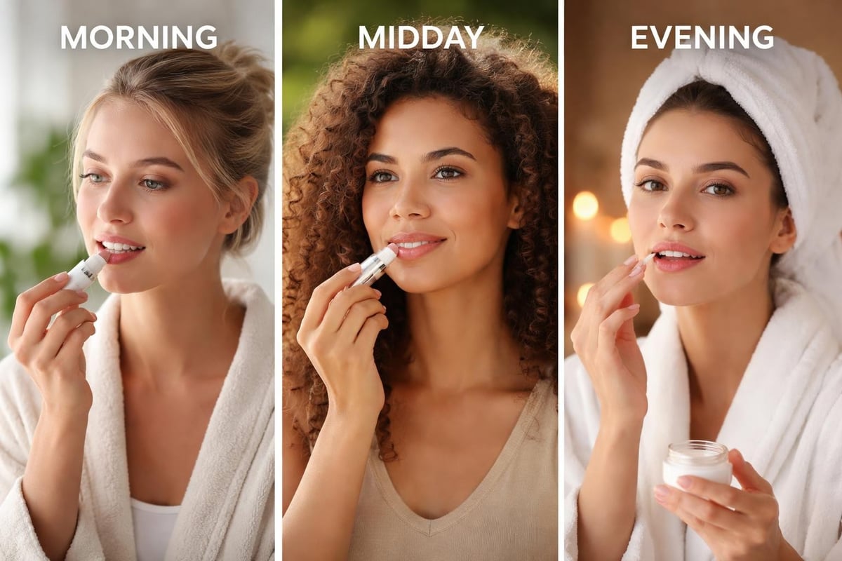 Daily lip care routine