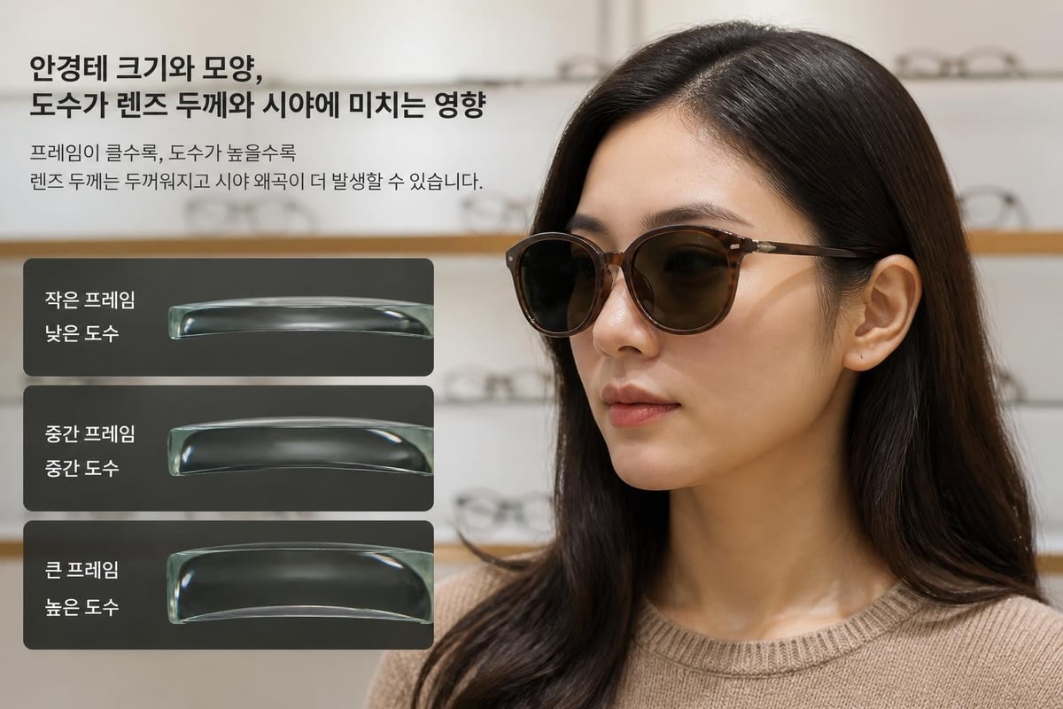 프레임과 도수 호환성