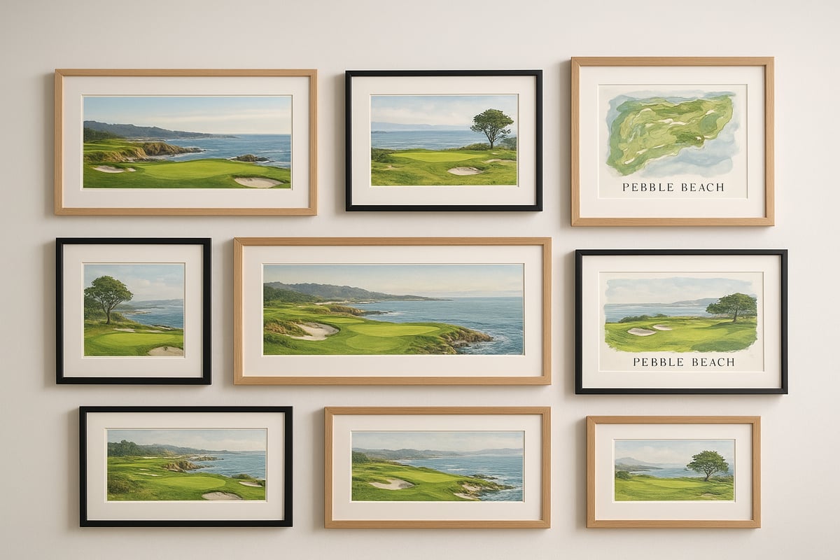 Types of Pebble Beach Golf Prints Available in 2026