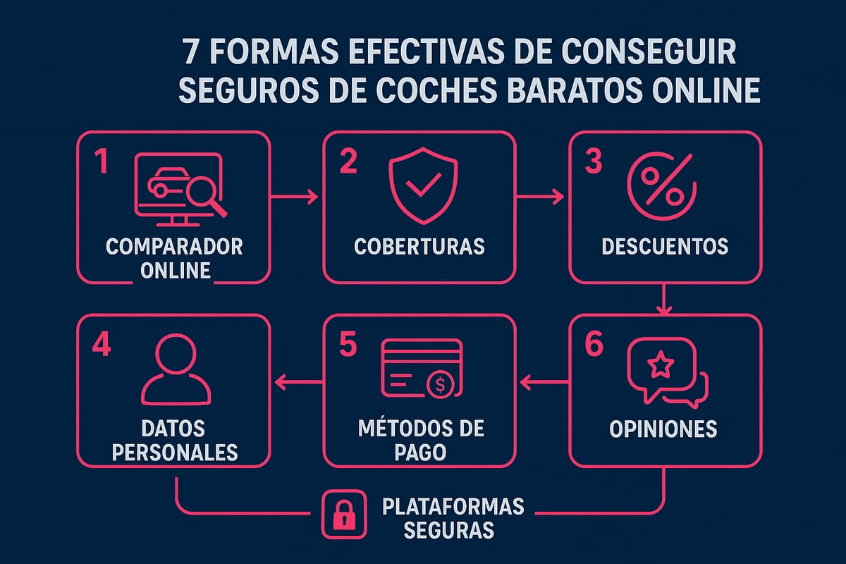 7 Formas Efectivas de Conseguir Seguros de Coches Baratos Online