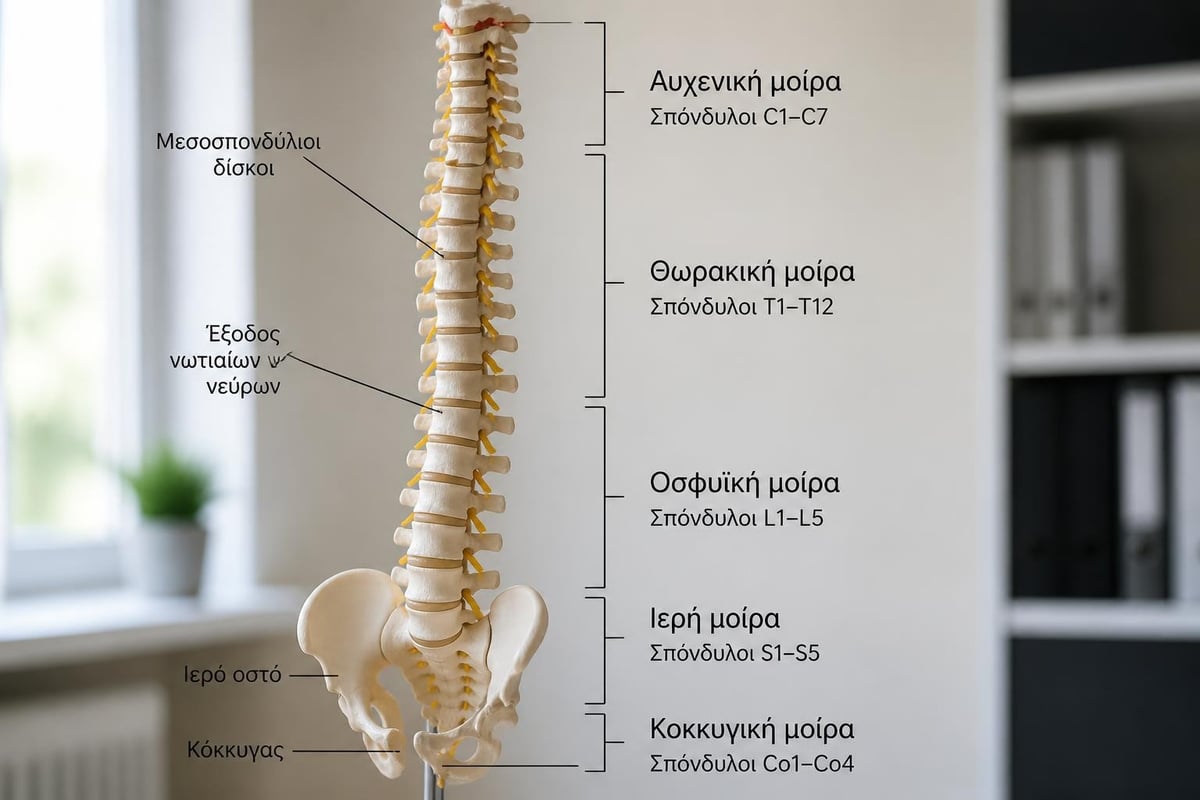Σπονδυλική ανατομία