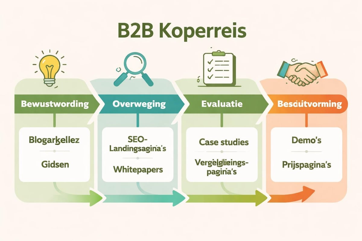 B2B buyer journey Shopify SEO