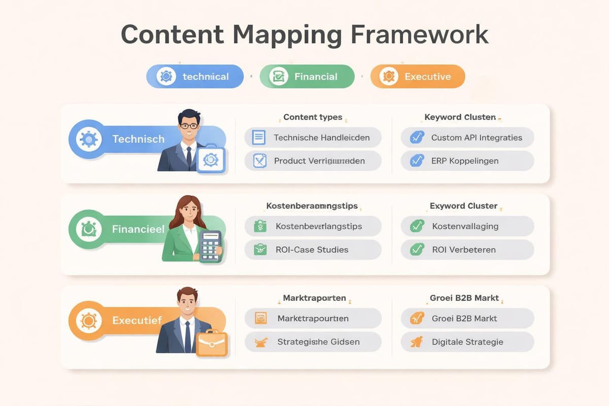 Content mapping stakeholders