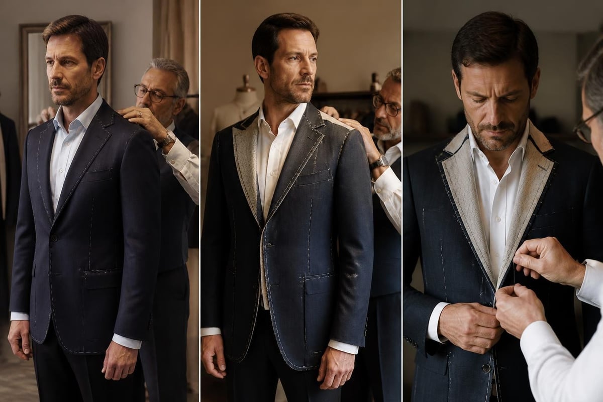 Tailored suit customization levels