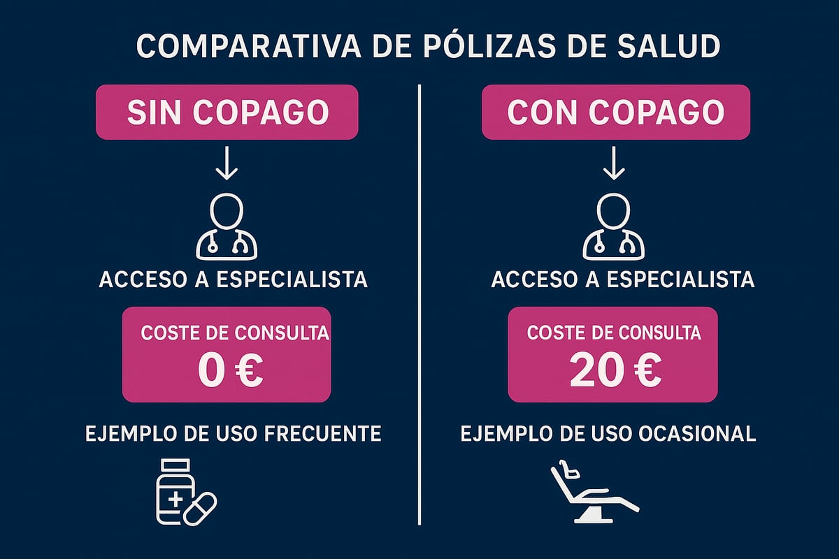 Diferencias Clave entre Seguros Sin Copago y Con Copago