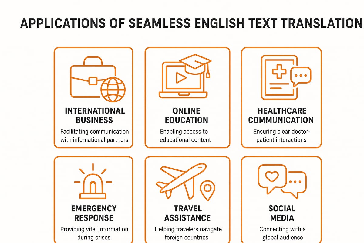 Real-World Applications: Seamless English Text Translation in Action