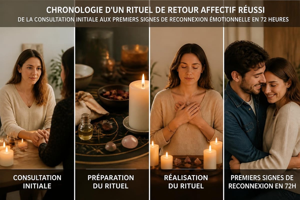 Étapes du processus de retour affectif