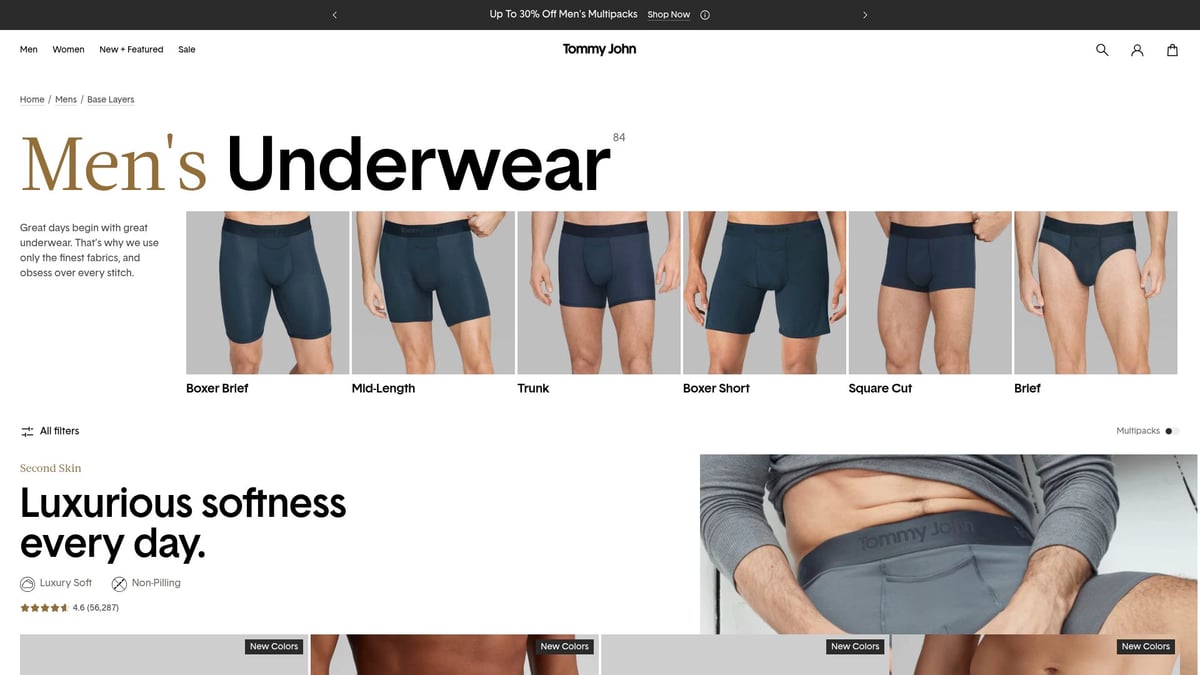 7 beste sensorische ondergoedkeuzes voor comfort in 2025 - Tommy John Second Skin Sensory Underwear